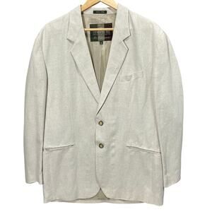 Vintage 1990s Le Collezioni STRUCTURE Linen Blazer Sports Coat Men’s Medium